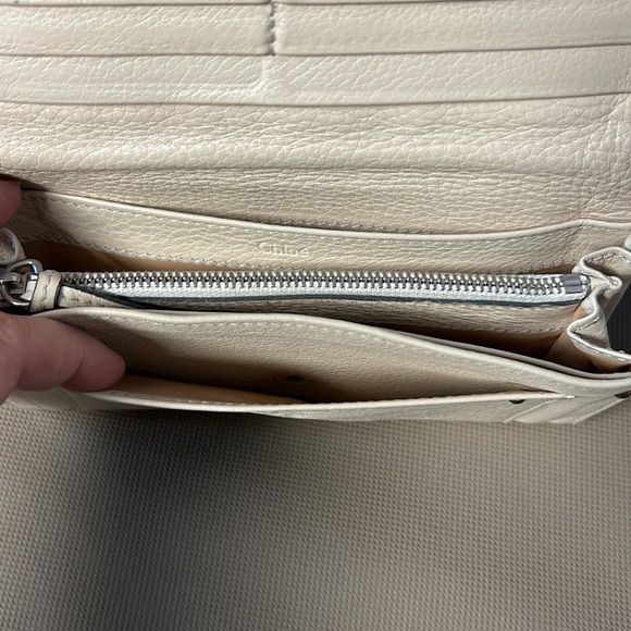 Chloe Paddington Long Flap Wallet Leather with Gold Lock & Key - Picture 12 of 12